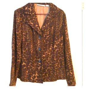 Leopard print jacket